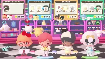 アバターの着せ替えとシール集め
