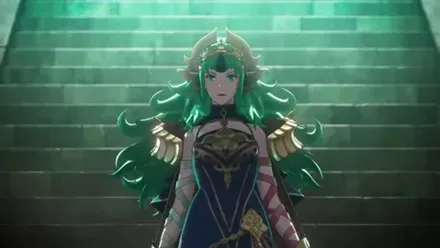緑髪の謎の人物