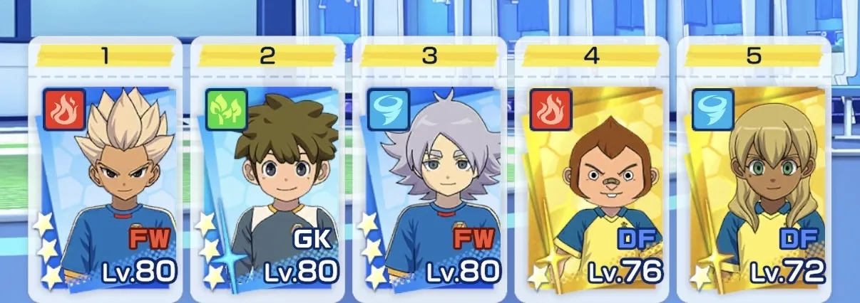 試合で使用するキャラから選ぶ