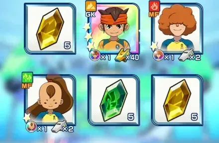 ガチャの被りで入手する