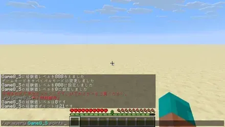 経験値ポイントの確認