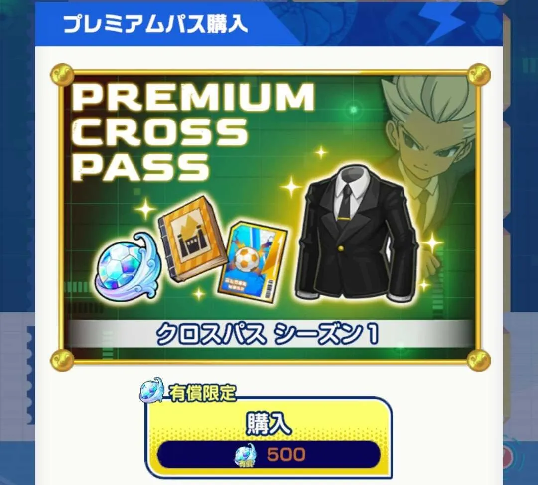 有償ダイヤボール500で購入可能