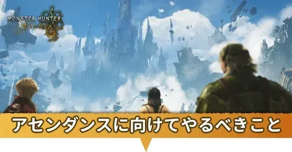 アセンダンスに向けてやるべきこと