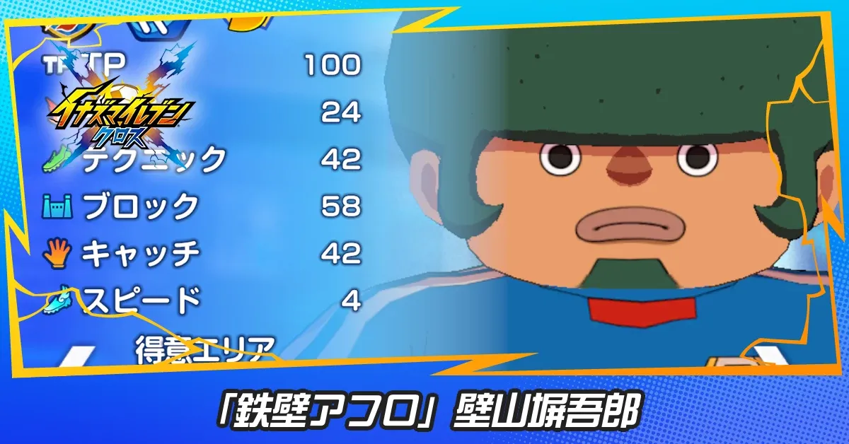「鉄壁アフロ」壁山塀吾郎