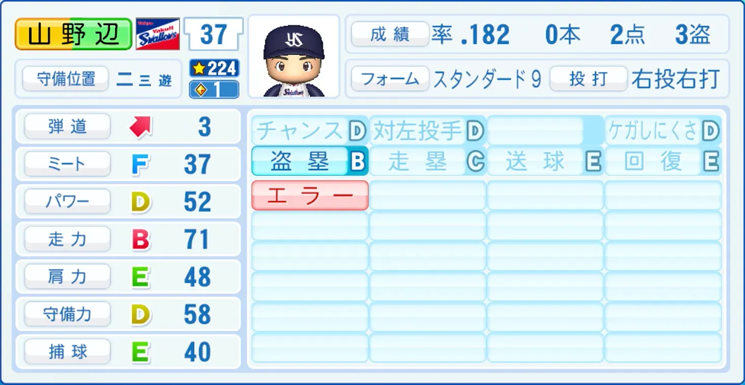 山野辺翔のステータス画像