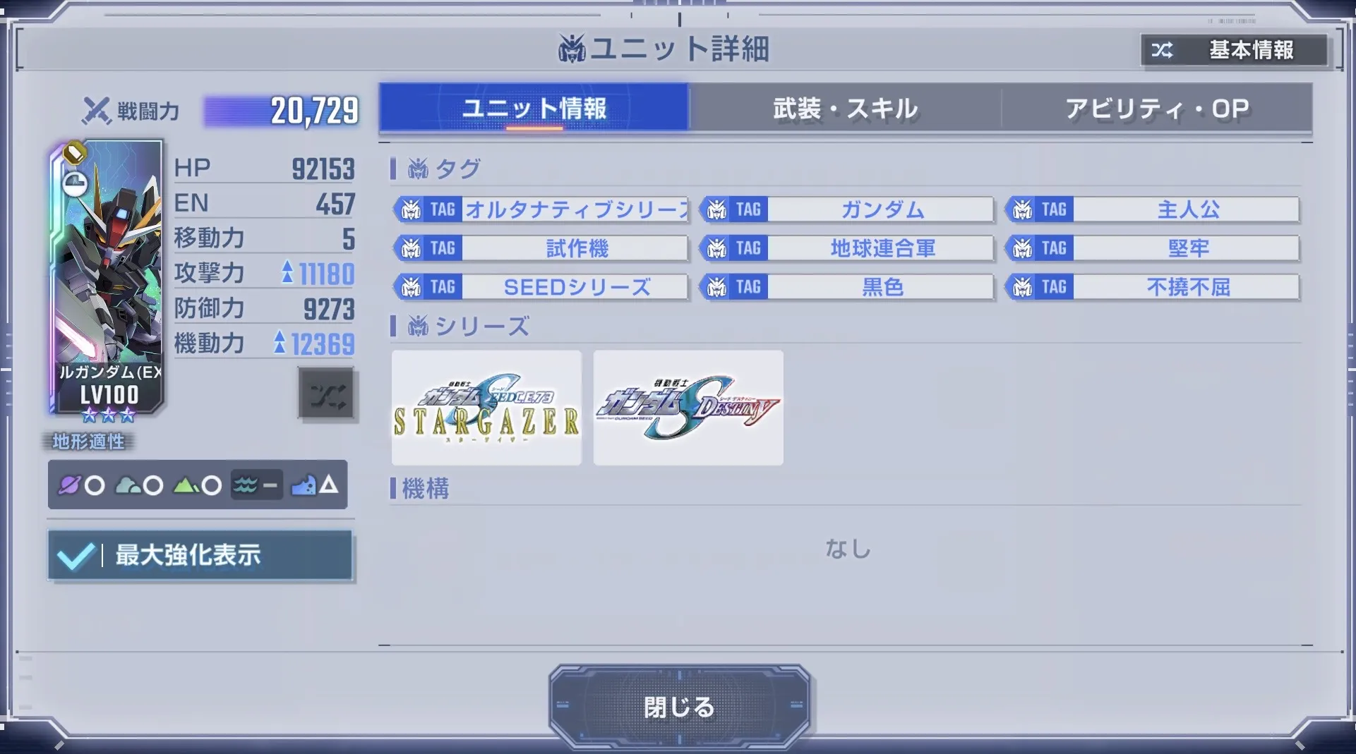 タグで堅牢を持っている