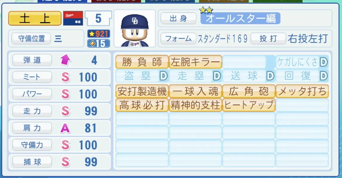 継承選手