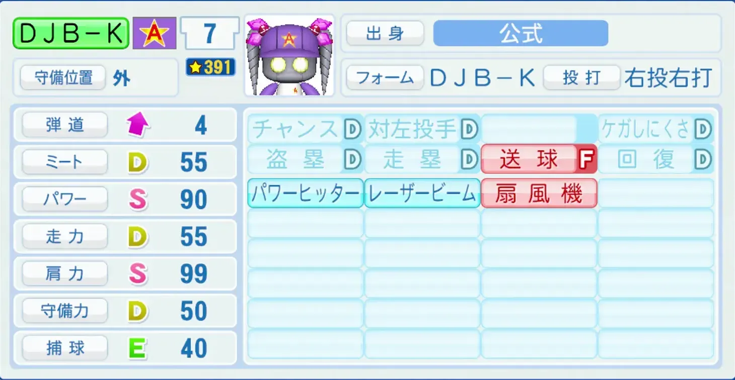 DJB-Kのステータス画像