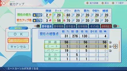 経験点振り