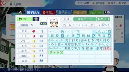 ペナルティによるステータス低下例