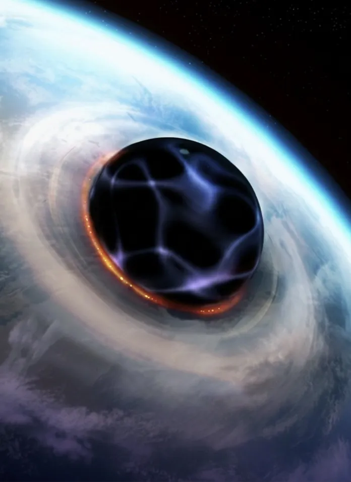 未曽有の巨大空間震の画像