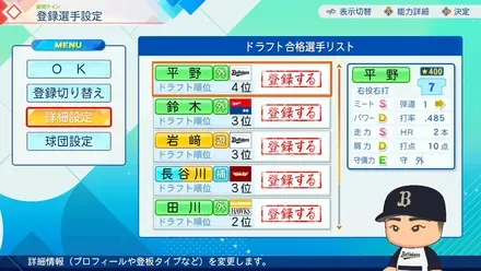 ドラフトでのプロ入り人数が7人になる