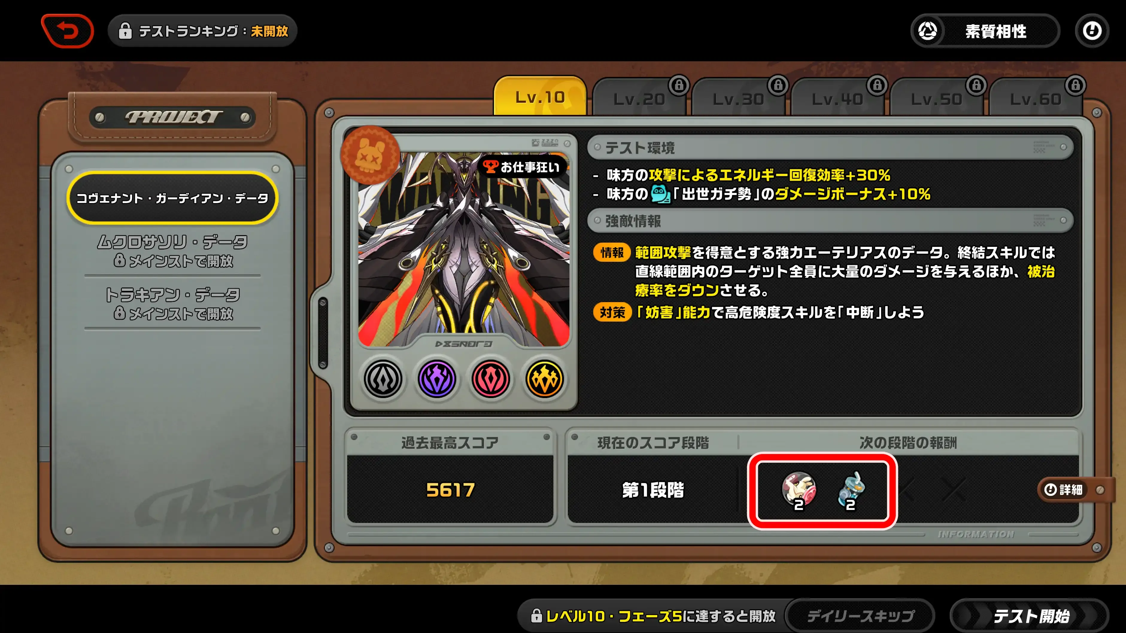 ラッシュテスト