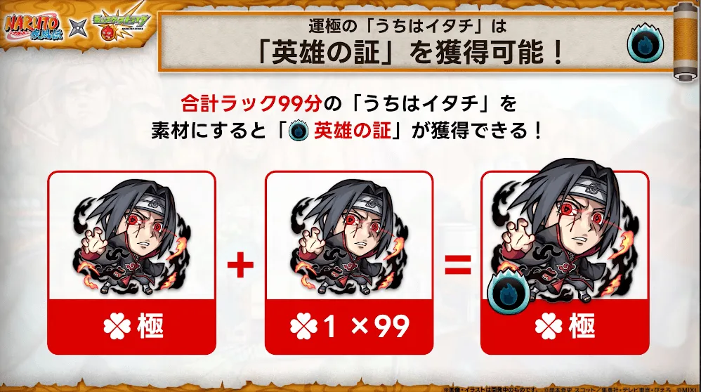うちはイタチ 英雄の証