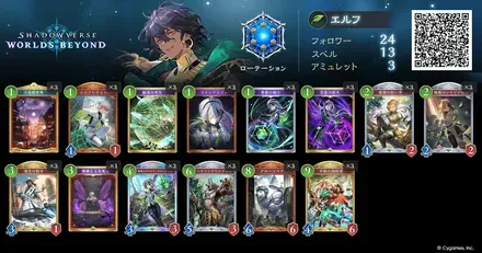 エルフの無課金デッキ