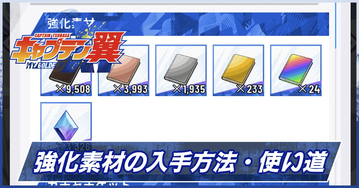 強化素材の入手方法・使い道