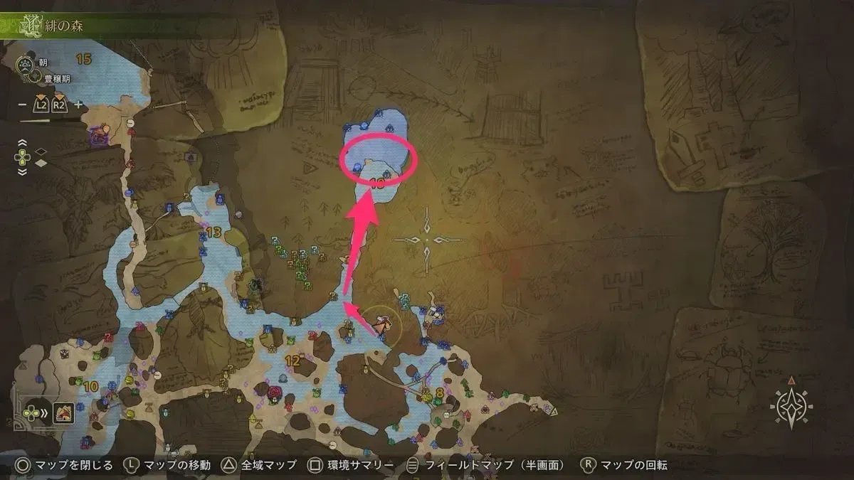 エリア19への順路