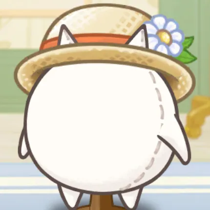 花飾りの麦わら帽子