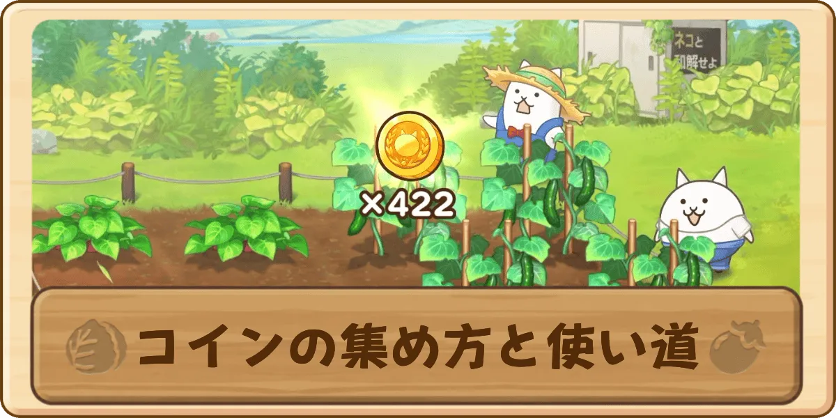 コインの集め方と使い道