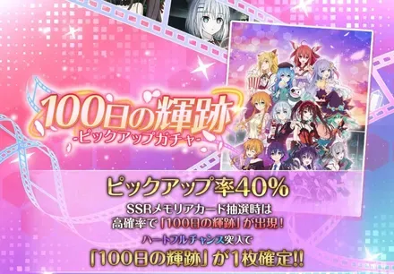 100日の軌跡ピックアップガチャガチャ