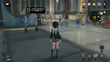中央エレベータに向かう