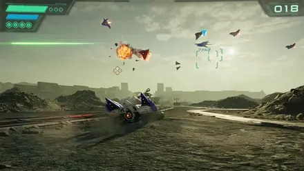 空中の敵を倒す