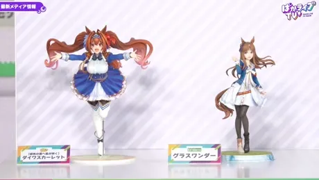 スタジオで撮影されたダイワスカーレットのハイクオリティフィギュア