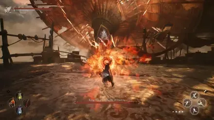 な武器や術を駆使して戦うバトルを楽しめる