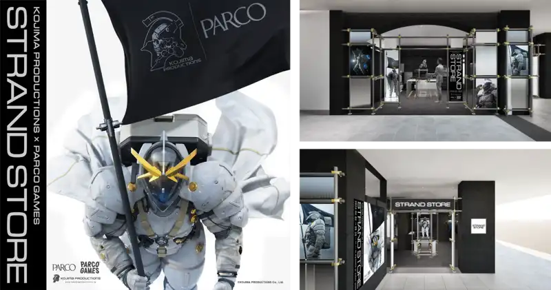 15を超えるブランドコラボレーション、イベント、会場展示などの詳細情報を解禁！『KOJIMA PRODUCTIONS × PARCO GAMES  STRAND STORE』 2026年6月6日（土）より渋谷PARCO 5F にて3か月限定OPEN