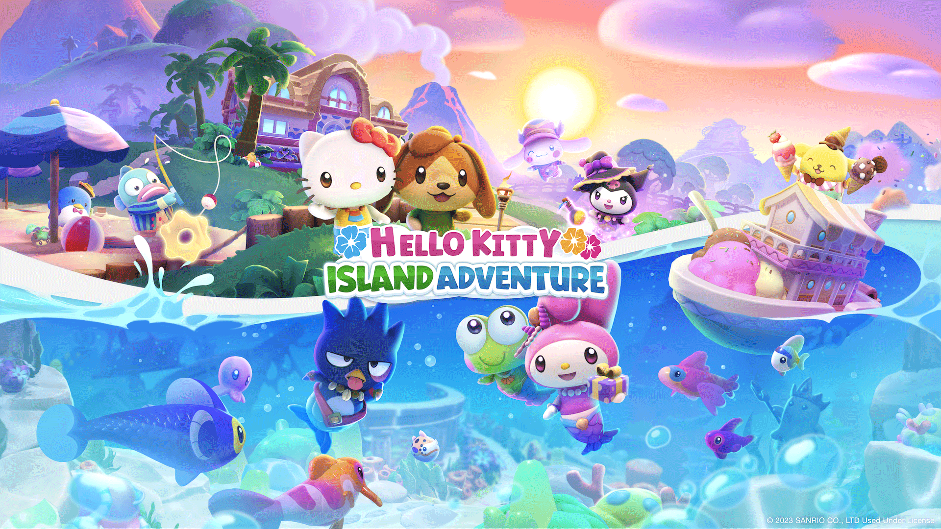 『ハローキティ アイランドアドベンチャー』パッケージ版がNintendo Switch™とPlayStation 5で8月28日発売