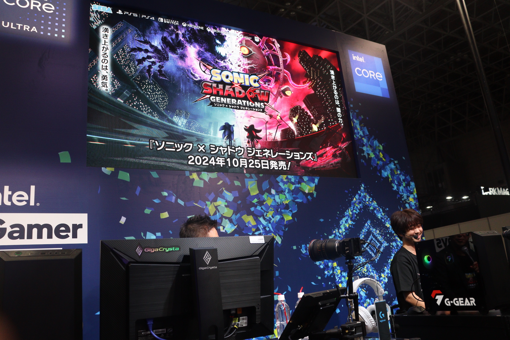 【TGS2024】intelブースに『ソニック × シャドウ ジェネレーションズ』のプロデューサーとディレクターが登壇!ゲームプレイを交えて本作の魅力を紹介していく!
