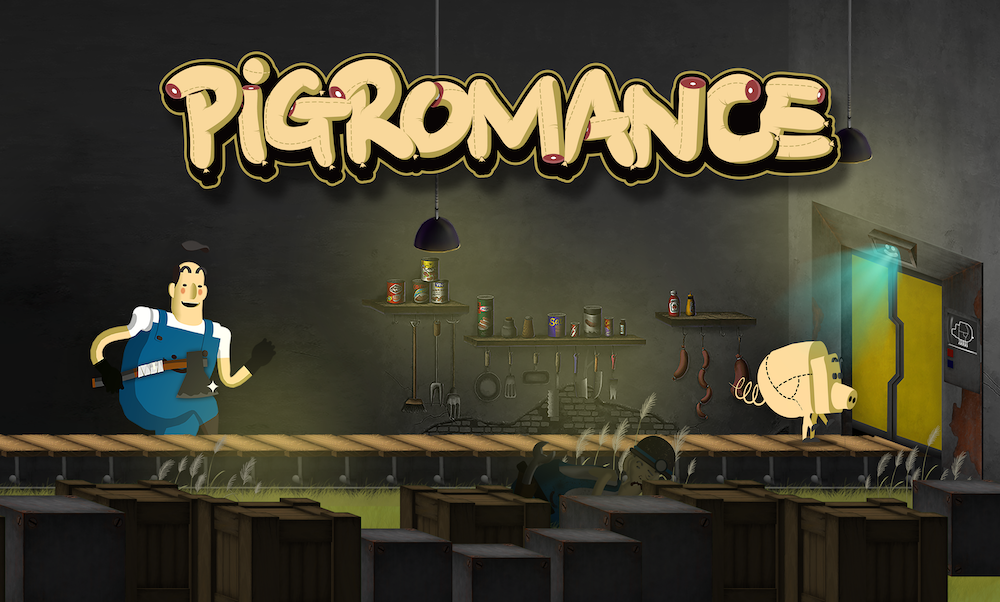 ソーセージになる運命に抗うオス豚の愛と恐怖の脱出冒険劇 『PiGROMANCE』が本日（７月２５日）より Steam にて正式版配信開始！