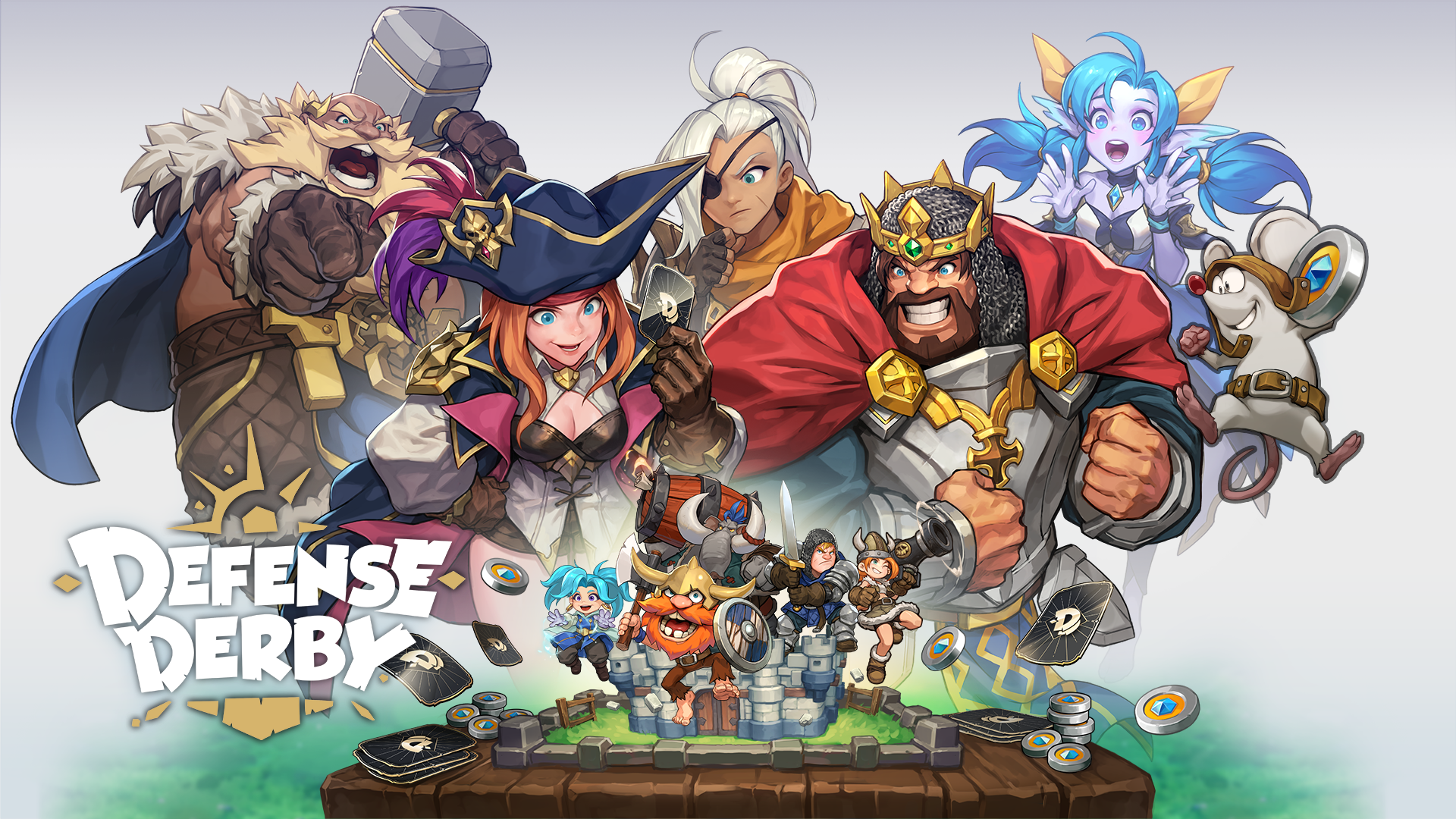 新作モバイルゲーム『ディフェンスダービー』6月14日より事前登録開始！