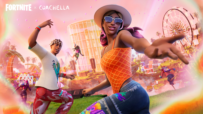 『フォートナイト』×『Coachella』コラボが復活！ 新たなCoachella島やクエスト、ビジュアルアイテムが登場！