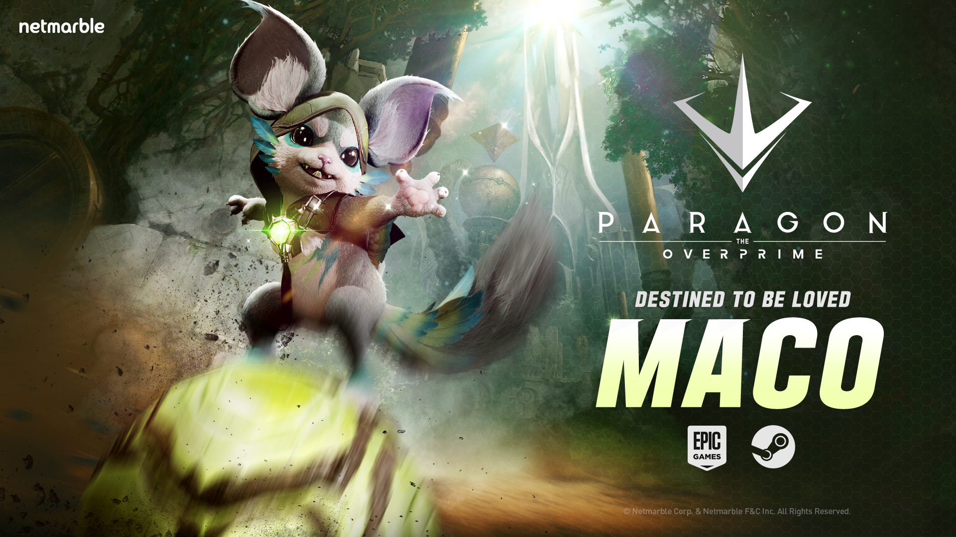 ネットマーブルの3D TPS MOBA最新作『PARAGON：THE OVERPRIME(パラゴン：ジ・オーバープライム)』、新オリジナルヒーロー、ティンダルの守護者「マコ」が登場！
