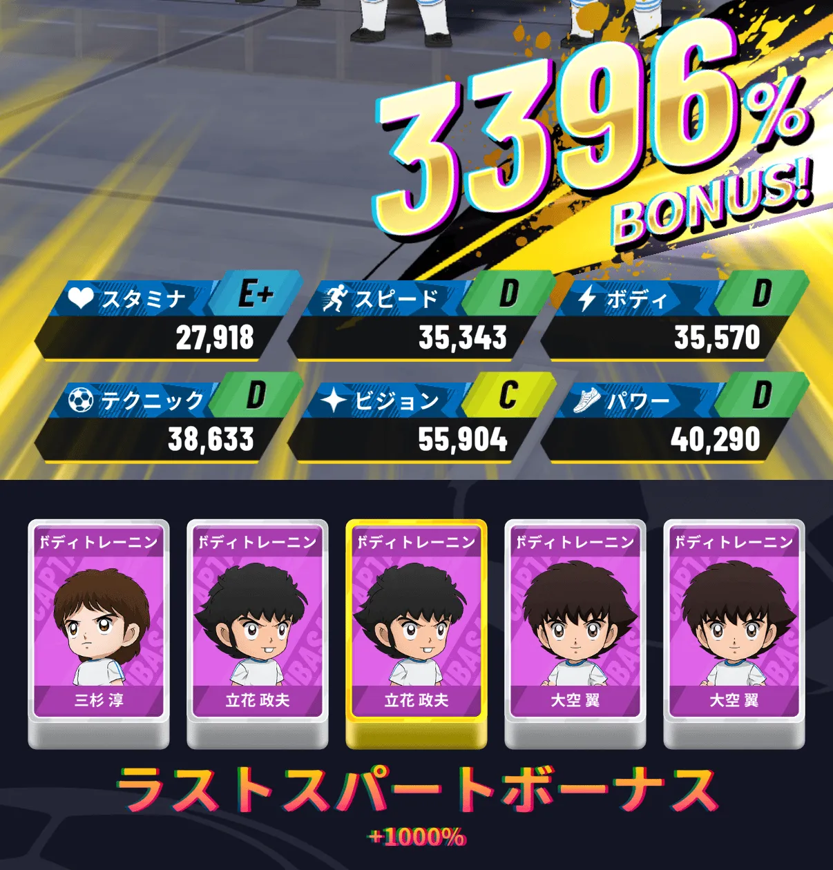 ラストスパート