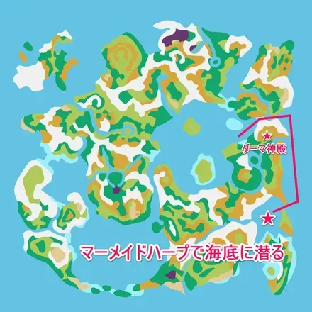 小さなメダル48のマップ