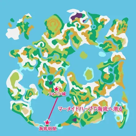 小さなメダル50のマップ
