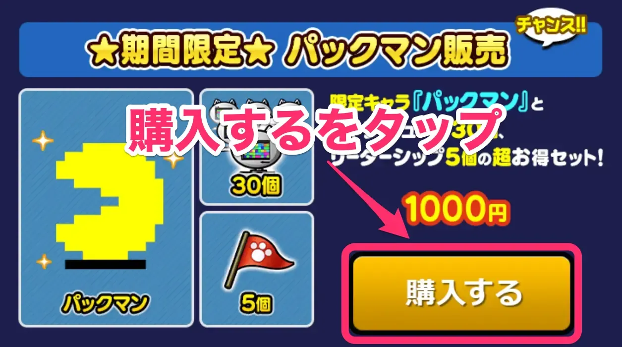 ③_購入するをタップ