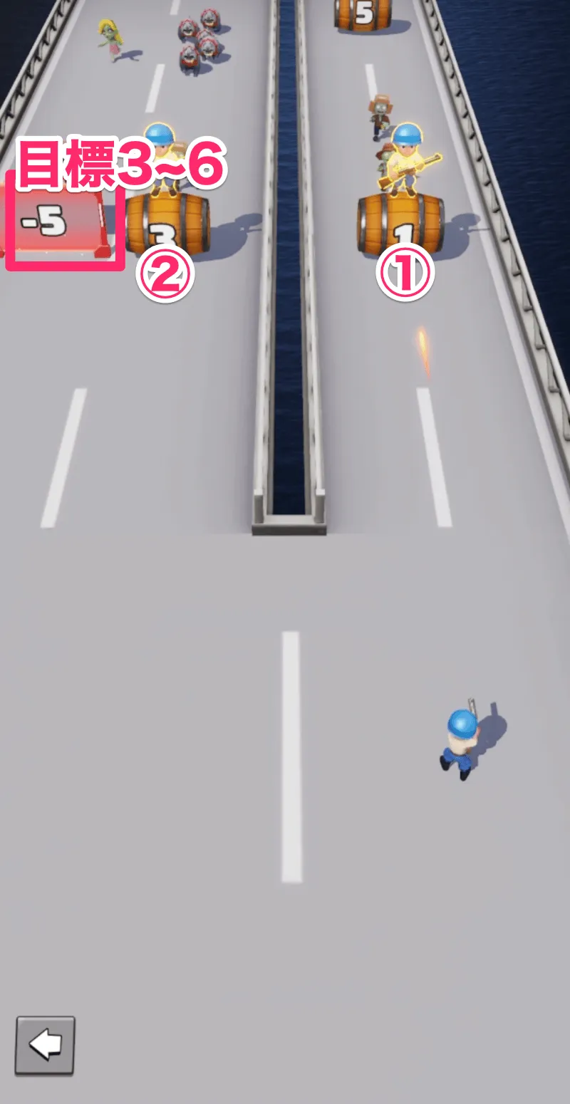 ①