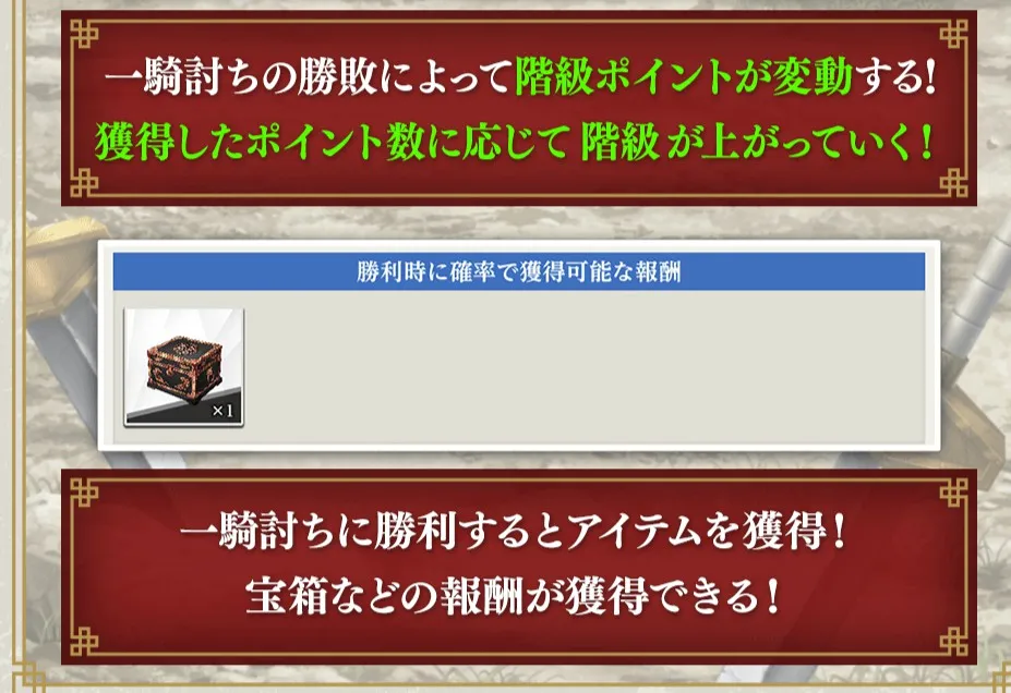 宝箱が手に入る