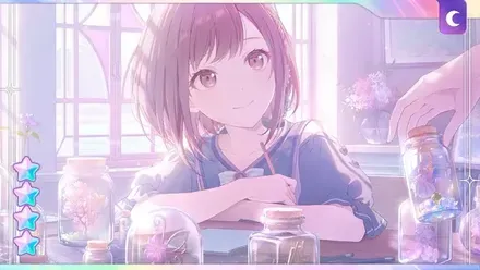 藍に咲く花