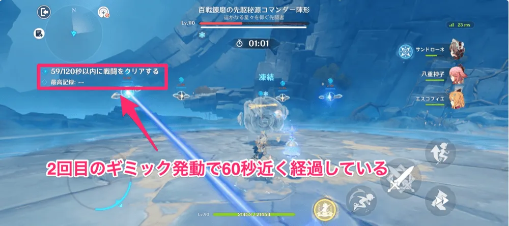 2回目のギミック発動