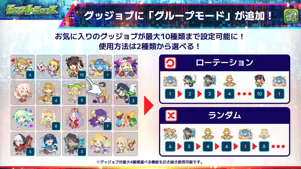 グッジョブ グループモード