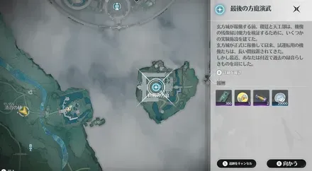 最後の方庭演武画像
