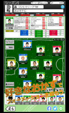 おかずサッカー フォーメーション