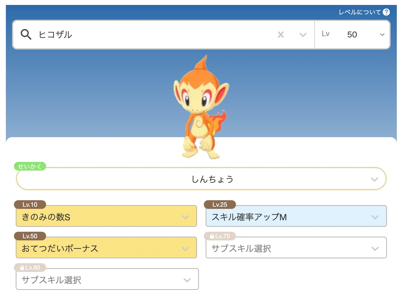ヒコザル理想個体