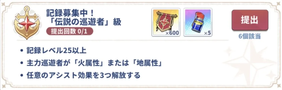 伝説の巡遊者級