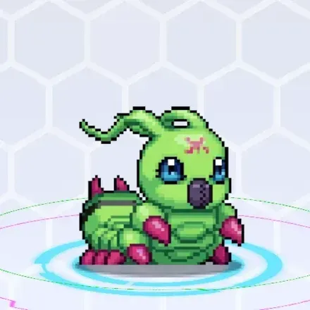 ワームモン画像