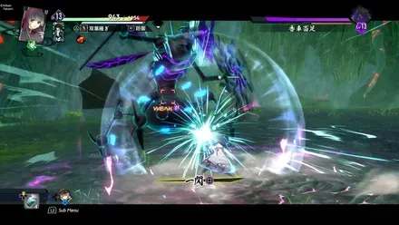 キャラを切り替えつつ弱点を突く爽快アクション